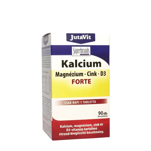 JutaVit Kalcij+Mg+Cink+D3 Forte, 90 tableta