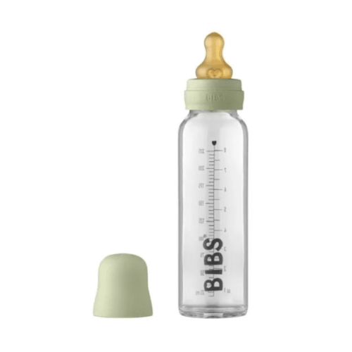 BIBS Staklena flašica 225ml (set) – Sage