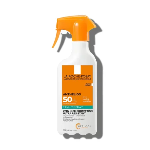 La Roche-Posay ANTHELIOS Sprej za zaštitu od sunca za djecu i odrasle SPF50+, 300 ml