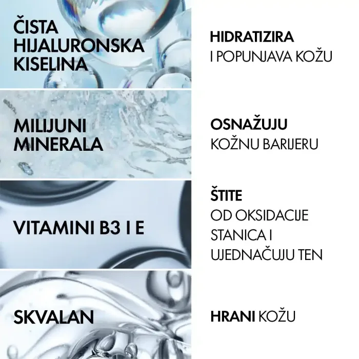 VICHY MINÉRAL 89 Krema za intenzivnu hidraciju tokom 100 sati bogata tekstura, suha do vrlo suha koža, 50 ml - Slika 5