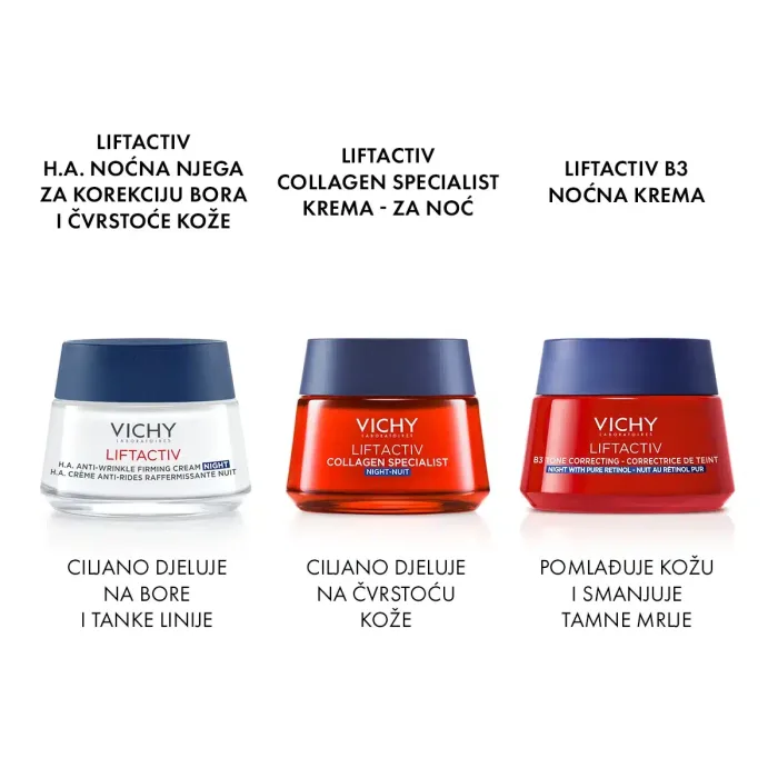 VICHY LIFTACTIV B3 ANTI-DARK SPOTS Noćna krema protiv hiperpigmentacijskih mrlja sa čistim retinolom, 50 ml - Image 10