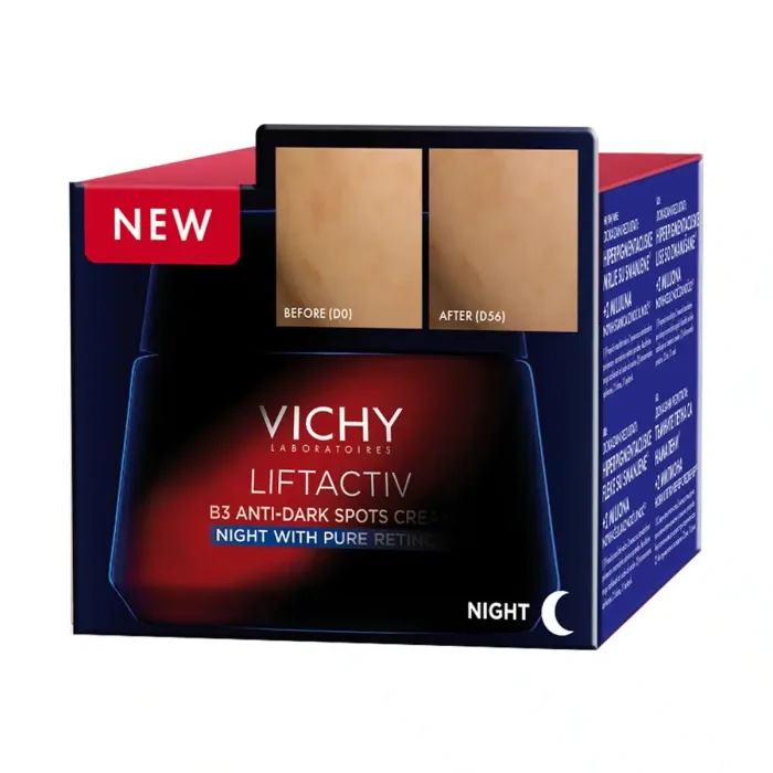 VICHY LIFTACTIV B3 ANTI-DARK SPOTS Noćna krema protiv hiperpigmentacijskih mrlja sa čistim retinolom, 50 ml - Image 2