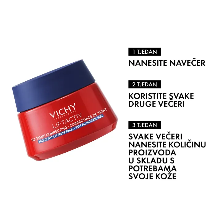 VICHY LIFTACTIV B3 ANTI-DARK SPOTS Noćna krema protiv hiperpigmentacijskih mrlja sa čistim retinolom, 50 ml - Image 4