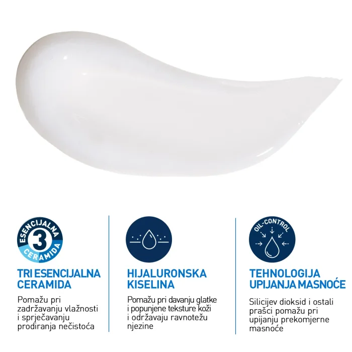 CeraVe Hidratantna gel krema za masnu kožu, 52ml SUPER CIJENA -30% - Image 2
