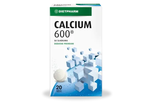 Calcium 600, 20 šumećih tableta