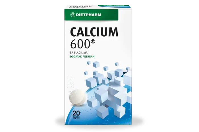 Calcium 600, 20 šumećih tableta