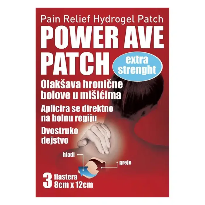 AVE Patch Power Flaster za hronične bolove u mišićima 3 komada