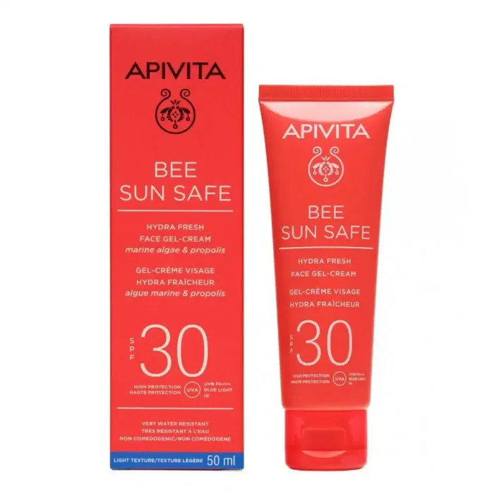 Apivita Bee Sun Safe Hydra Fresh Gel-krema za lice SPF30 50 ml