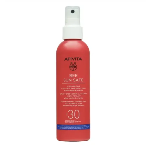 Apivita Bee Sun Safe Ultra lagani sprej za lice i tijelo SPF30 200 ml