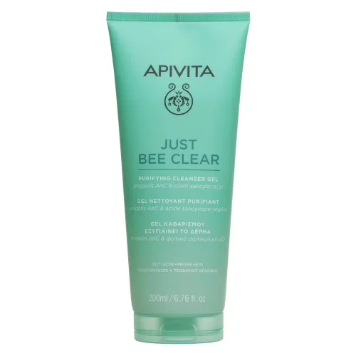 Apivita Just Bee Clear gel za umivanje 200 ml