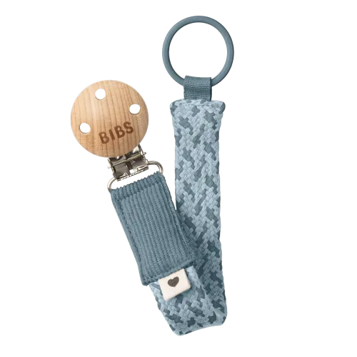 BIBS lanac za dudu Petrol & Baby Blue