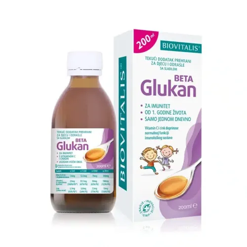 Biovitalis Beta Glukan sirup 200ml