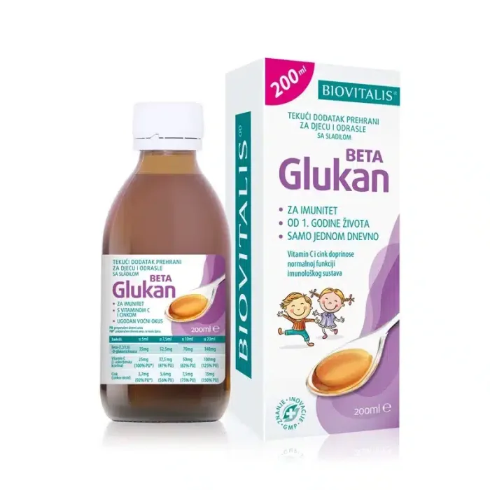 Biovitalis Beta Glukan sirup 200ml