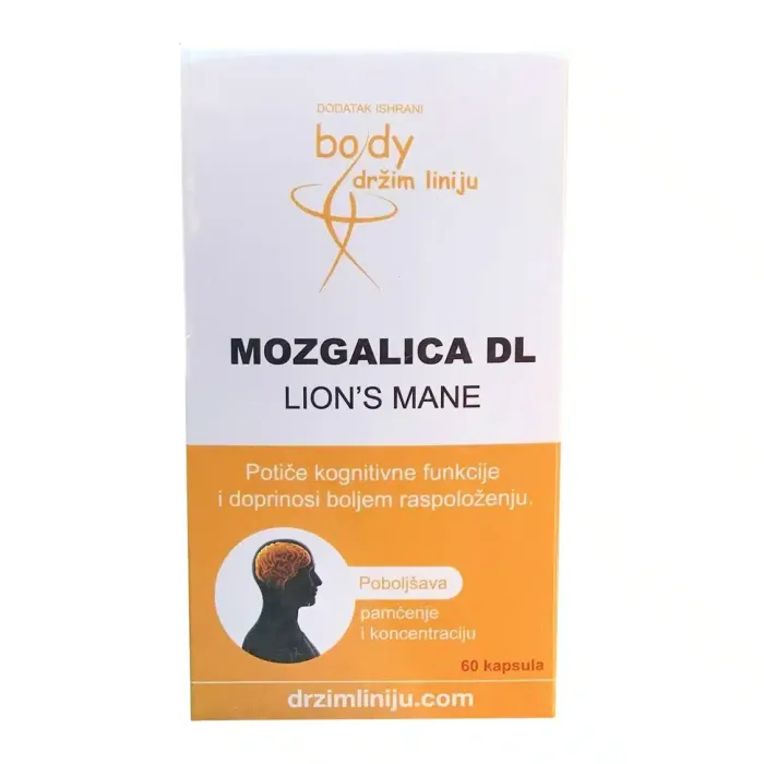 Body Držim Liniju Mozgalica DL Lion's Mane 60 kapsula