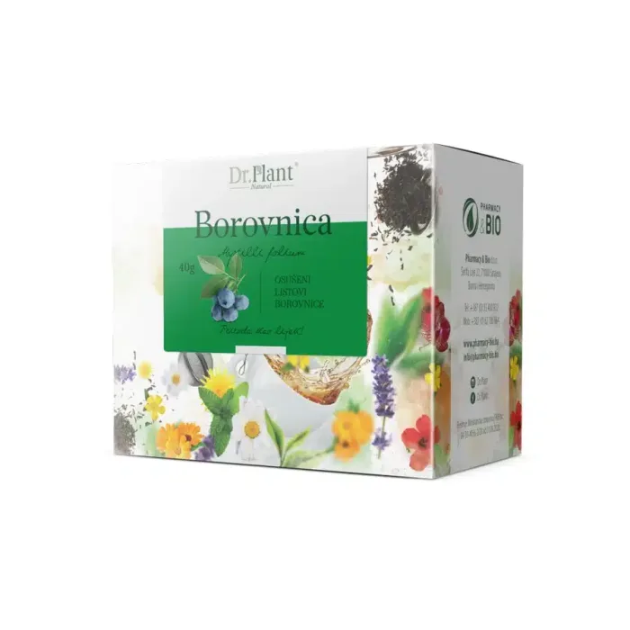 Dr. Plant čaj borovnica list (Myrtilli folium) 40g - Slika 2