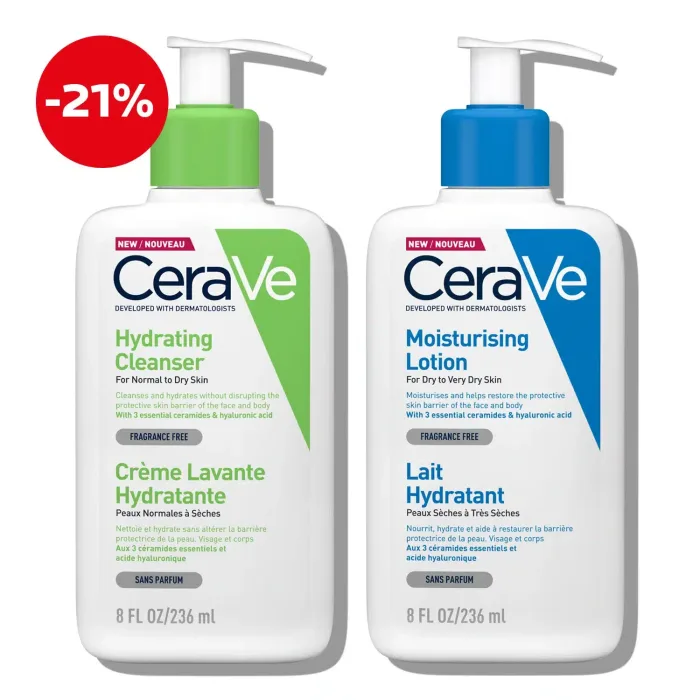 CeraVe Dnevni protokol za suhu kožu tijela (čišćenje i njega)