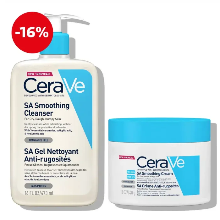 CeraVe Protokol za zaglađivanje suhe i grube kože tijela (čišćenje i njega)
