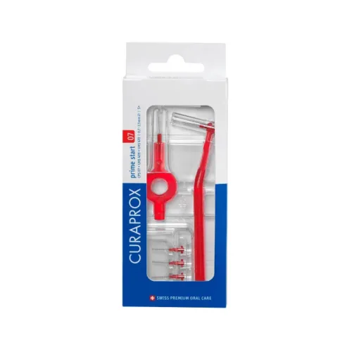 Curaprox Prime start 07 (5 interdentalnih četkica CPS 07 + 1 držač UHS 409 + 1 držač UHS 470)