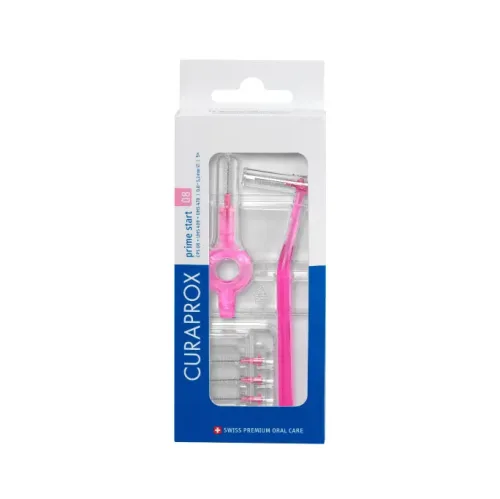 Curaprox Prime start 08 (5 interdentalnih četkica CPS 08 + 1 držač UHS 409 + 1 držač UHS 470)