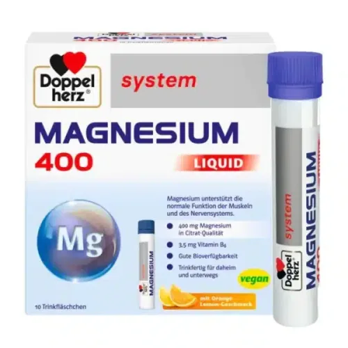 Doppelherz Magnesium 400 Liquid, 10 bočica