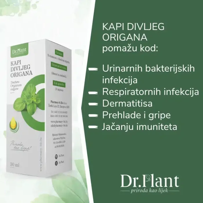 Dr. Plant kapi divljeg origana (Origanum vulgare) 30ml - Slika 2