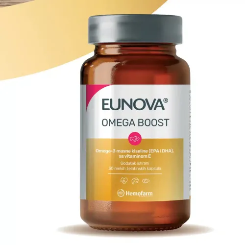 Eunova Omega Boost 30 mekih kapsula