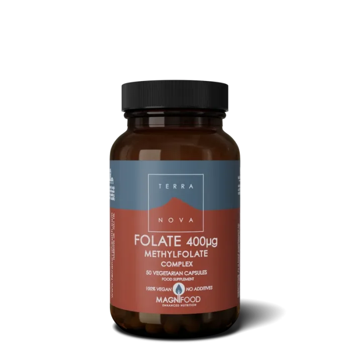 Terranova Folat 400 mcg kompleks 50 kapsula