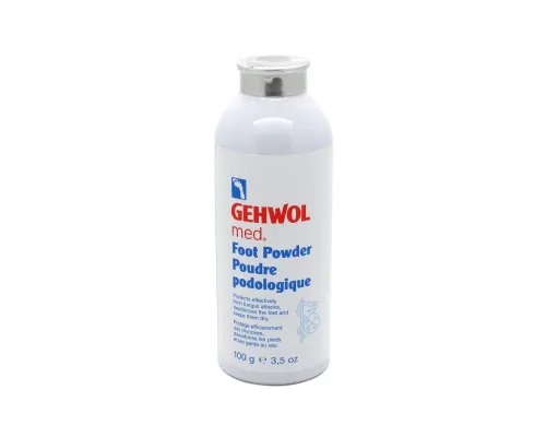 Gehwol Med puder za stopala, 100g