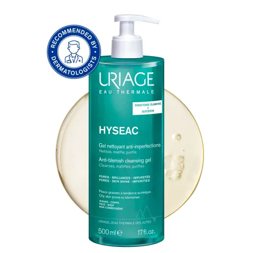 Uriage Hyseac dermatološki gel za pranje lica 500ml