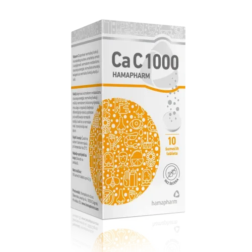 Hamapharm CA-C 1000, 10 šumećih tableta