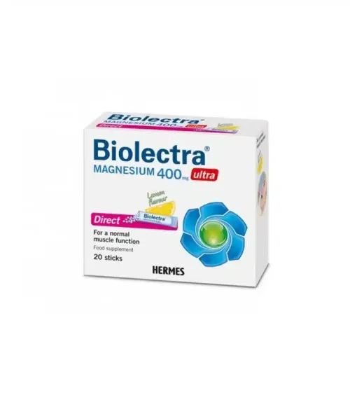 Hermes Biolectra Magnezijum 400 Ultra limun, 20 kesica