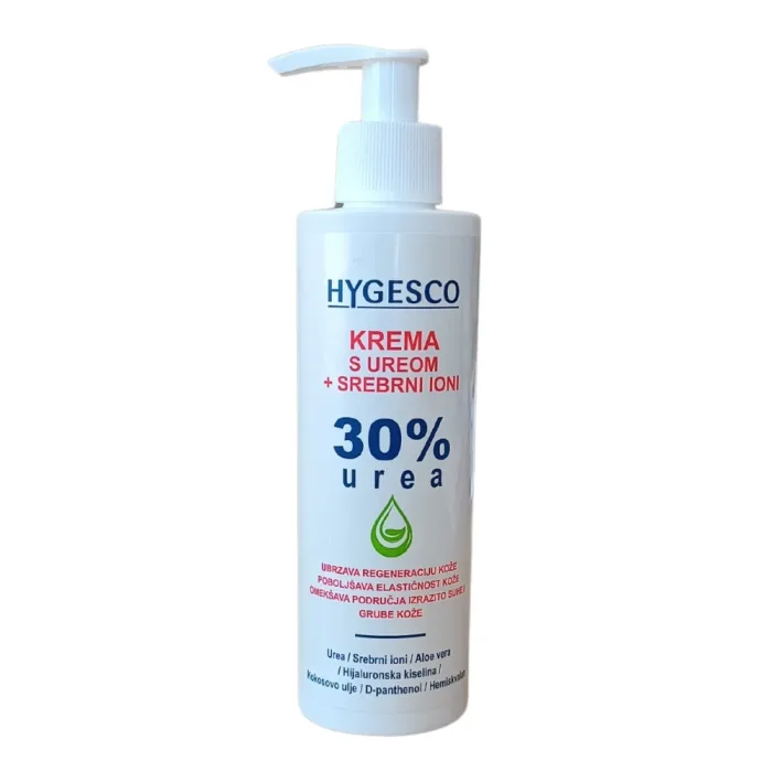 Hygesco urea krema 30%+srebrni joni 170ml