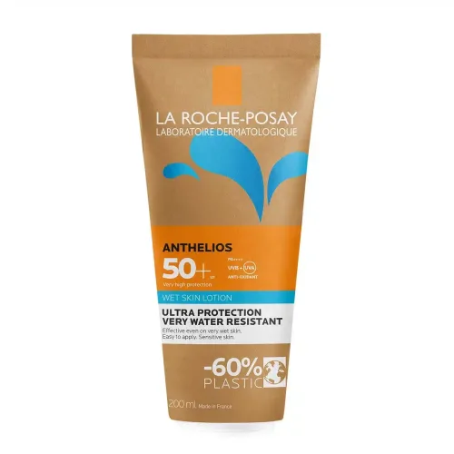 La Roche-Posay ANTHELIOS Wet Skin Losion za zaštitu od sunca za mokru ili suvu kožu SPF50+, 200 ml