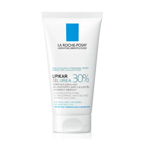 La Roche-Posay LIPIKAR gel s 30% uree za ciljanu primjenu na suha i gruba područja kože, 50ml