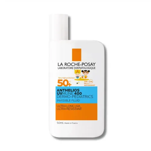 La Roche-Posay ANTHELIOS UVMUNE 400 DERMO - PEDIATRICS Nevidljivi fluid za zaštitu od sunca za djecu SPF50+, 50 ml
