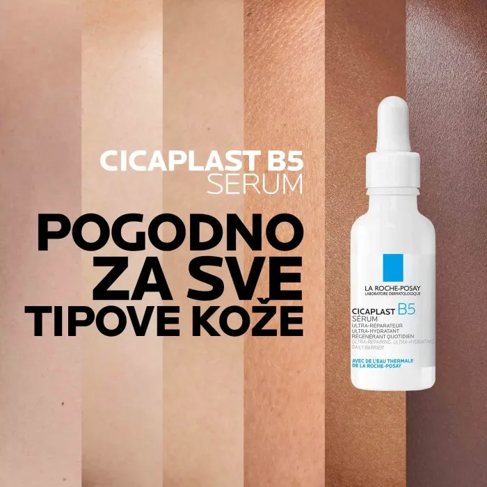 La Roche-Posay CICAPLAST B5 SERUM Ultra-obnavljajući i hidratantni serum za dehidriranu i nadraženu kožu bez sjaja, 30 ml - Image 7