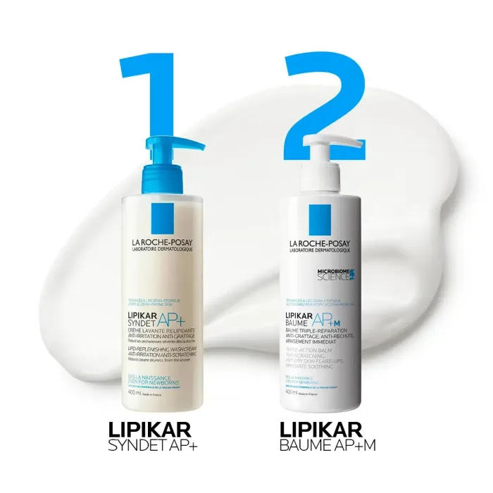 La Roche-Posay LIPIKAR SYNDET AP+ Kremasti gel za tuširanje protiv nadraženosti i svraba, 400 ml + REFILL PAKOVANJE, 400 ml - Image 7