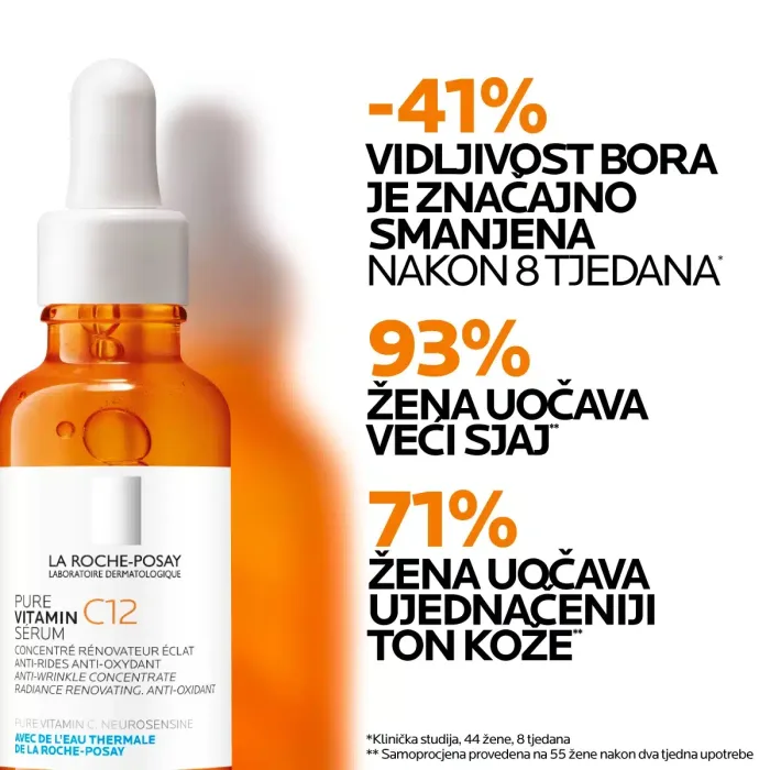La Roche-Posay PURE VITAMIN C12 Serum protiv bora za vraćanje sjaja, 30ml - Image 3
