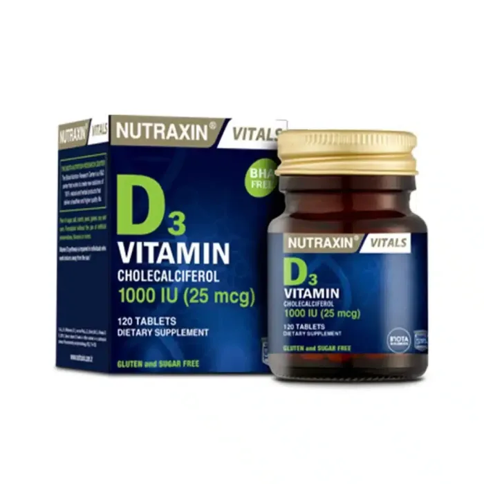 Nutraxin Vitamin D3 1000 IU 120 tableta