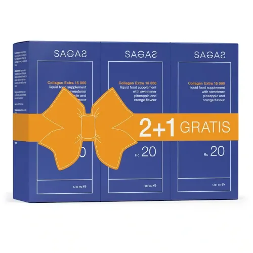 Sagas RC 20 Collagen Extra 15000 tečni kolagen 500ml 2+1 GRATIS