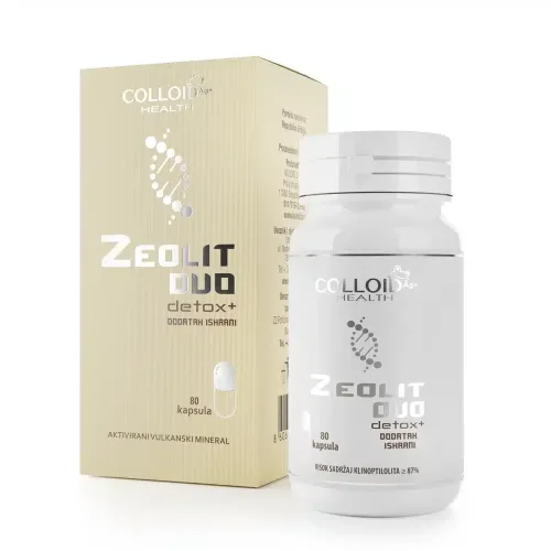 Zeolit Duo detox + 80 kapsula