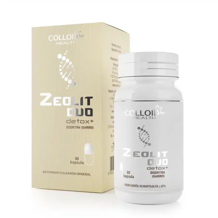 Zeolit Duo detox + 80 kapsula