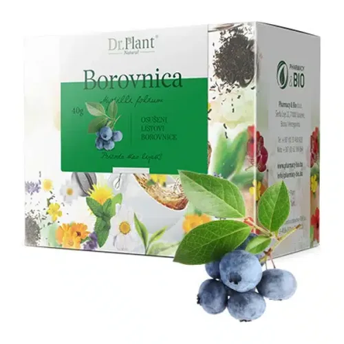 Dr. Plant čaj borovnica list (Myrtilli folium) 40g