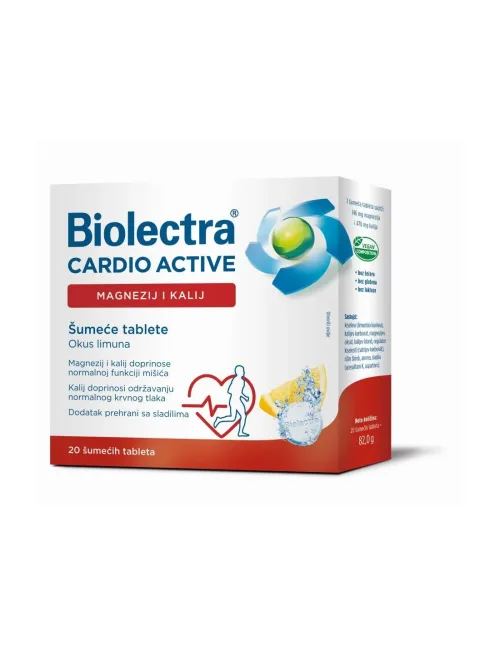 Hermes Biolectra Cardio Active 20 šumećih tableta
