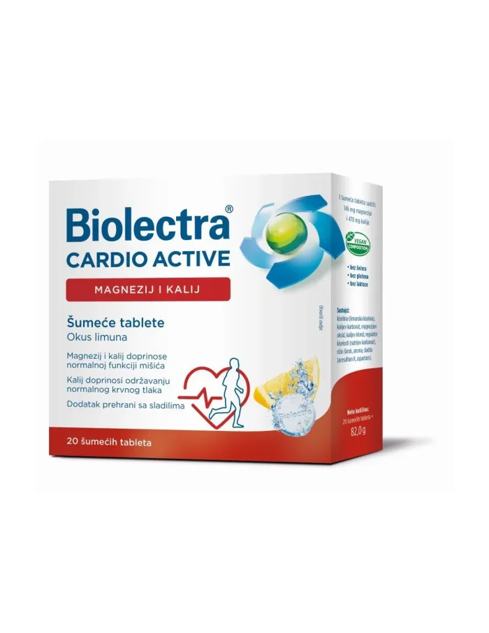 Hermes Biolectra Cardio Active 20 šumećih tableta