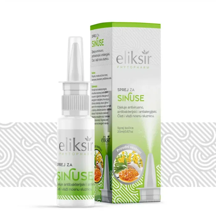 Eliksir sprej za sinuse 20ml